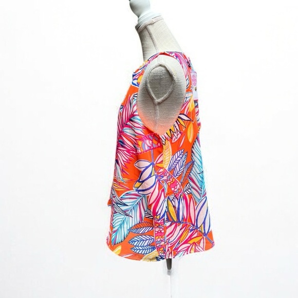 🌻NEW w.tags Buckhead Betties “Why Kiki” Ada Fly Away Back Blouse Size Large - Picture 6 of 13